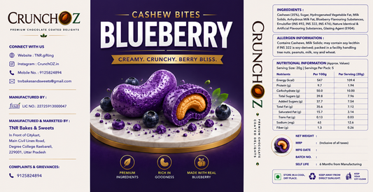 CrunchOz Blueberry Cashew Bites