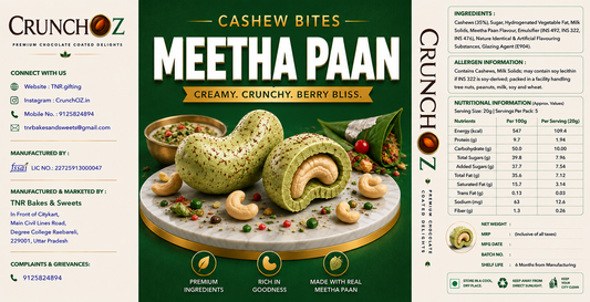 CrunchOz Meetha Paan Cashew Bites