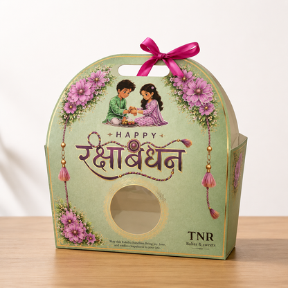 Raksha Bandhan Celebration Hamper | Sweets, Snacks & Dry Fruits Gift Box
