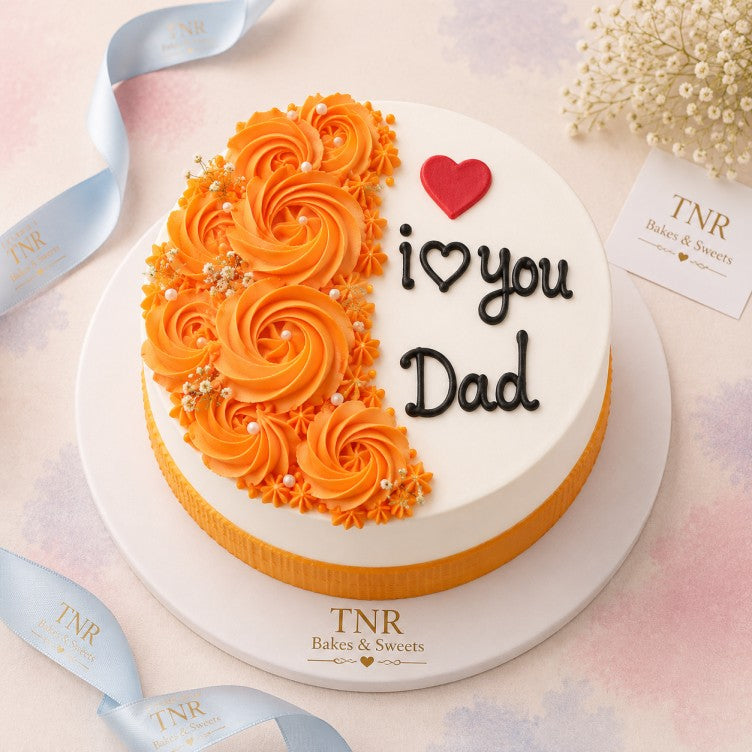 Father's day chocolate cake