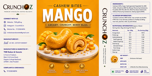 Crunchoz Mango Cashew Bites