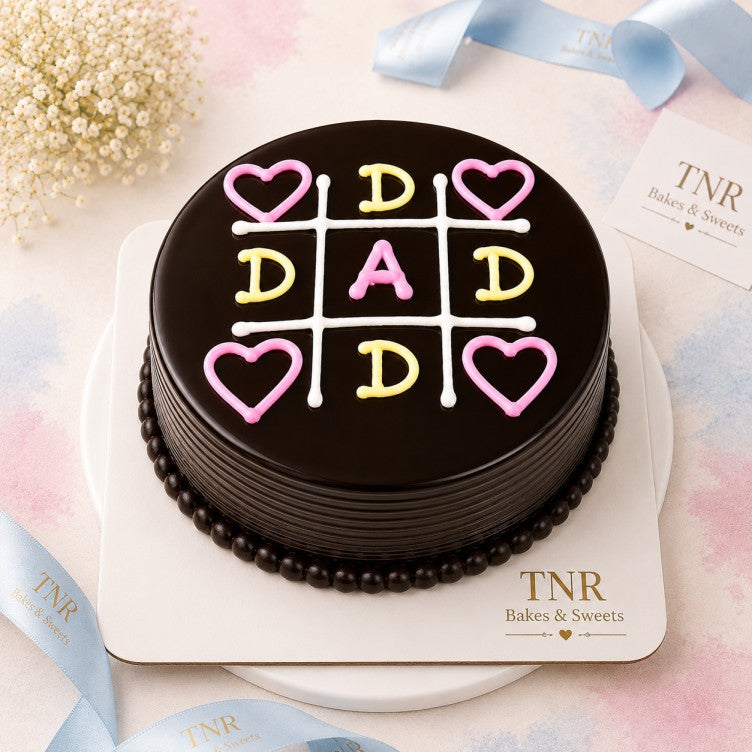 Father's day chocolate cake
