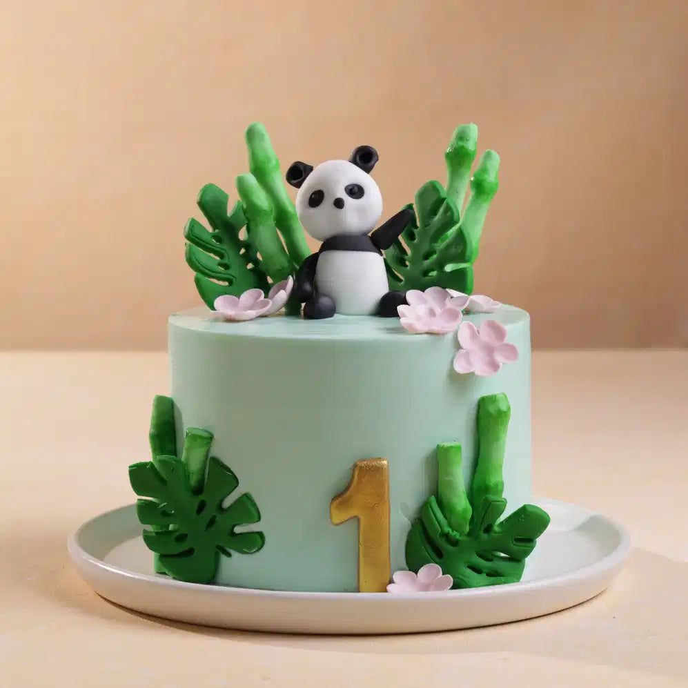 Bamboo N Blooms Panda Cake