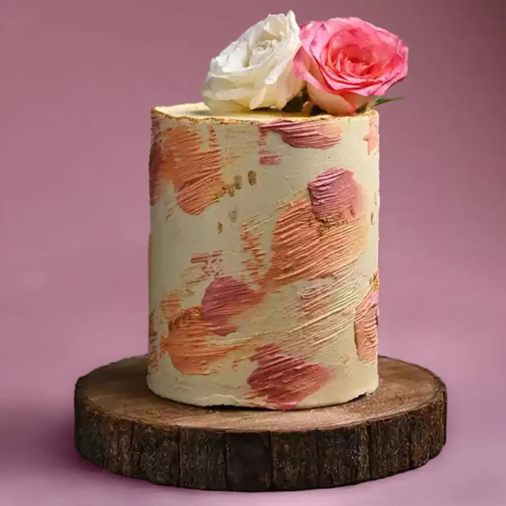 Ethereal Wedding Floral Dream Cake