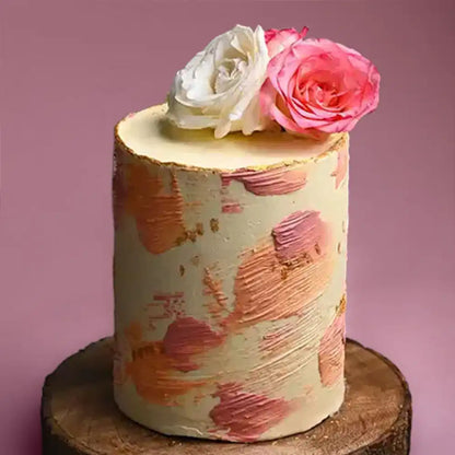 Ethereal Wedding Floral Dream Cake