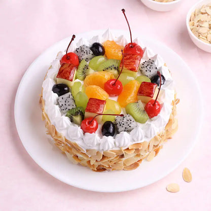 Tropical Fruit n Almond Cake