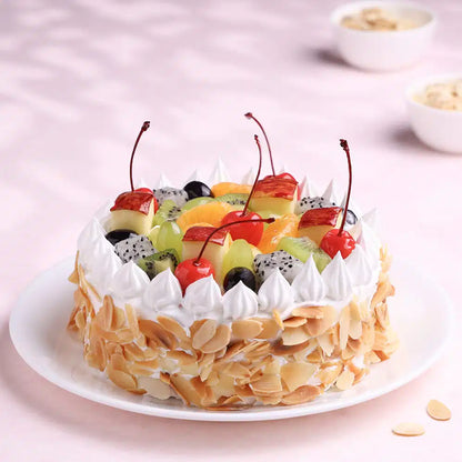Tropical Fruit n Almond Cake