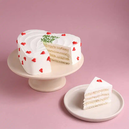 Love Hearts Anniversary Cake