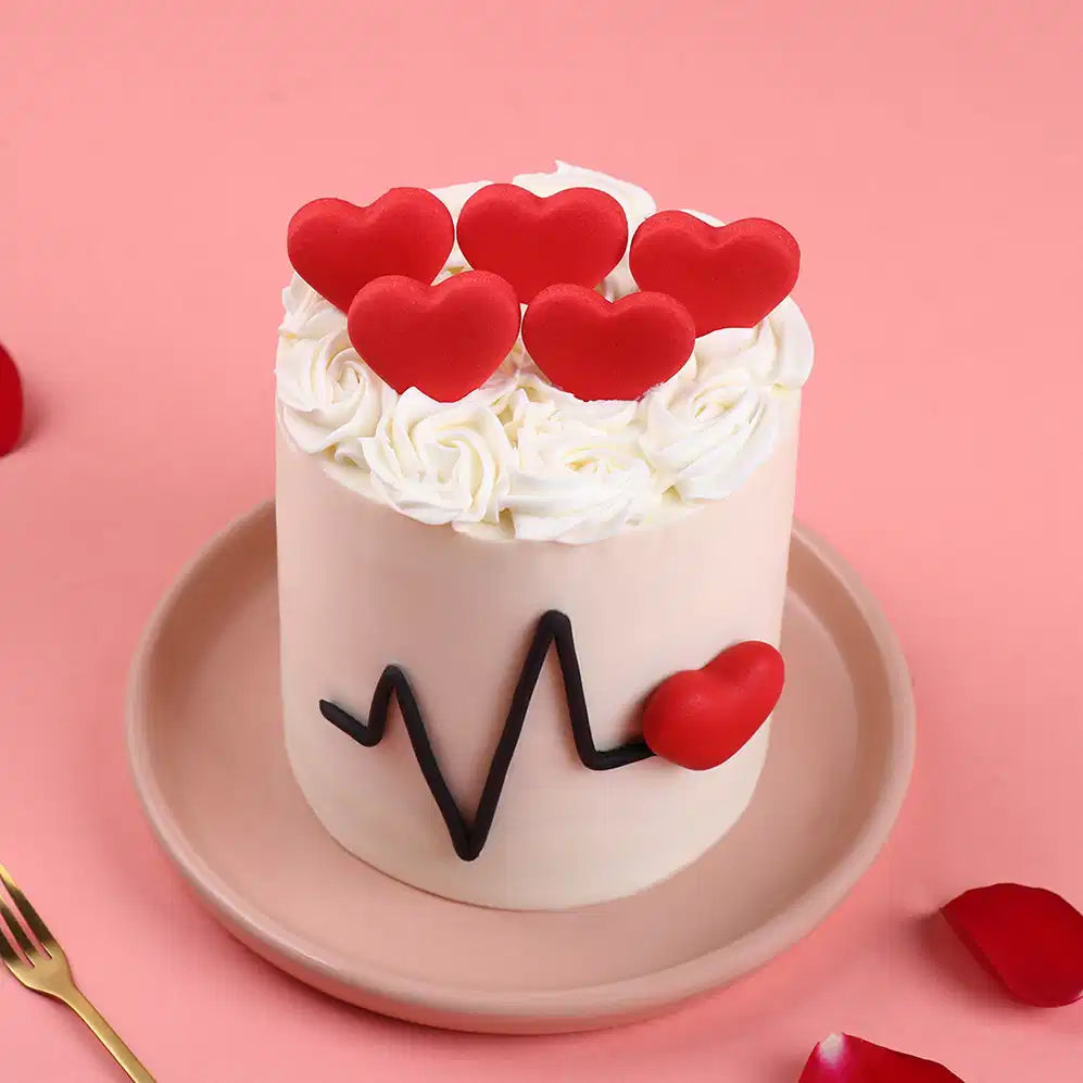 Heartbeat of Love Cake