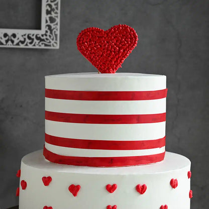 Heartfelt Love Cake