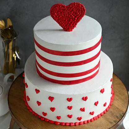Heartfelt Love Cake