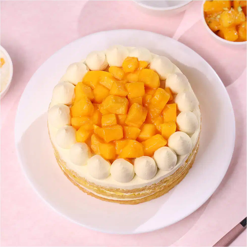 Naked Mango Cake